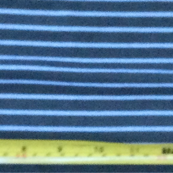 Coco & Tashi Approx Large Striped Rayon Blend Stretch Tank Tops Green and Navy - Picture 5 of 8